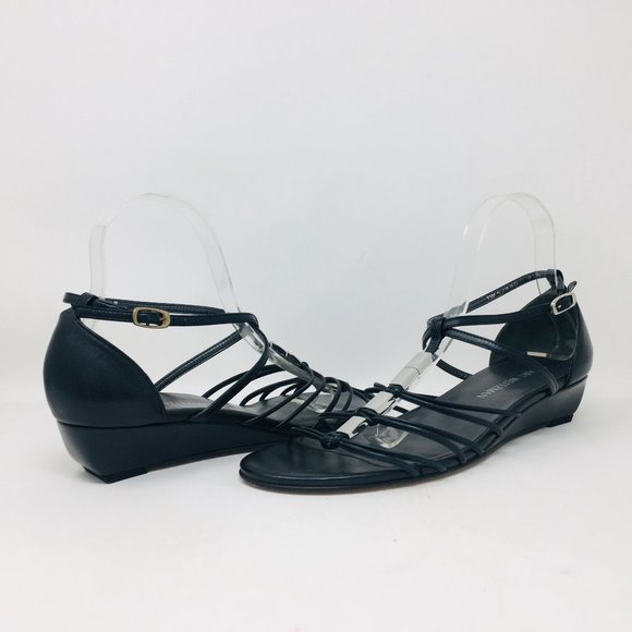 Stuart Weitzman Longlight Supple Kid Sandals - Picture 1 of 9
